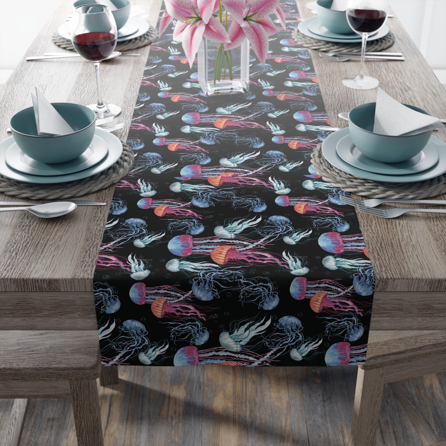 Table Runner - Jellyfish Dance