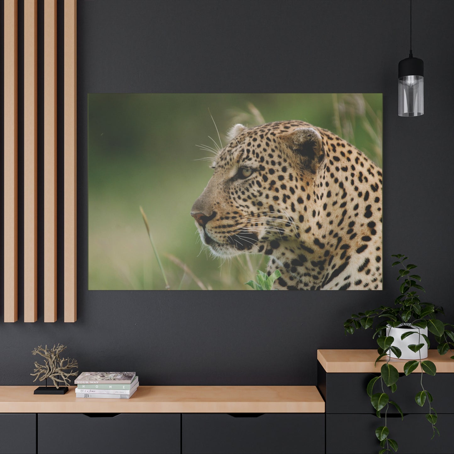 Canvas Art Leopard "Silent Watcher"