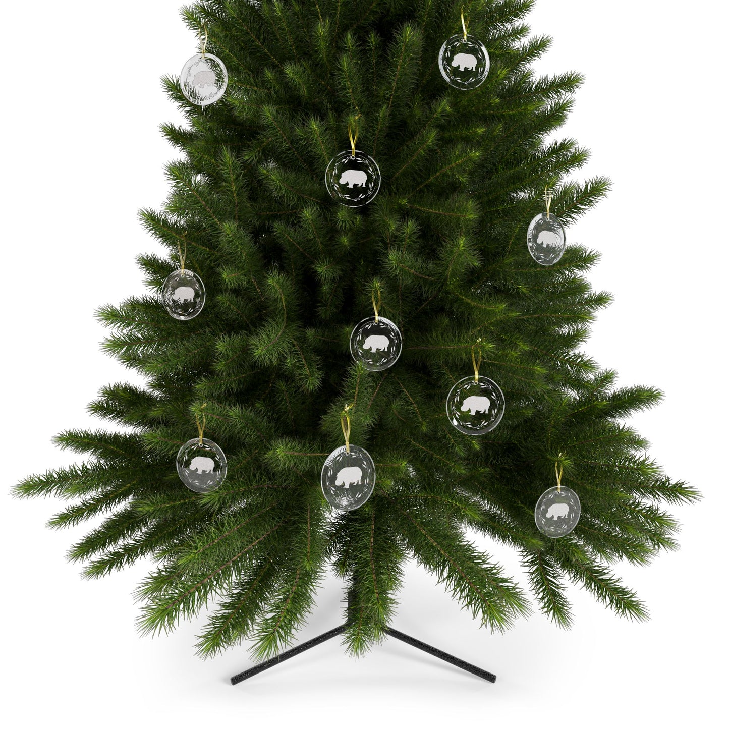 Glass Ornaments - Hippo