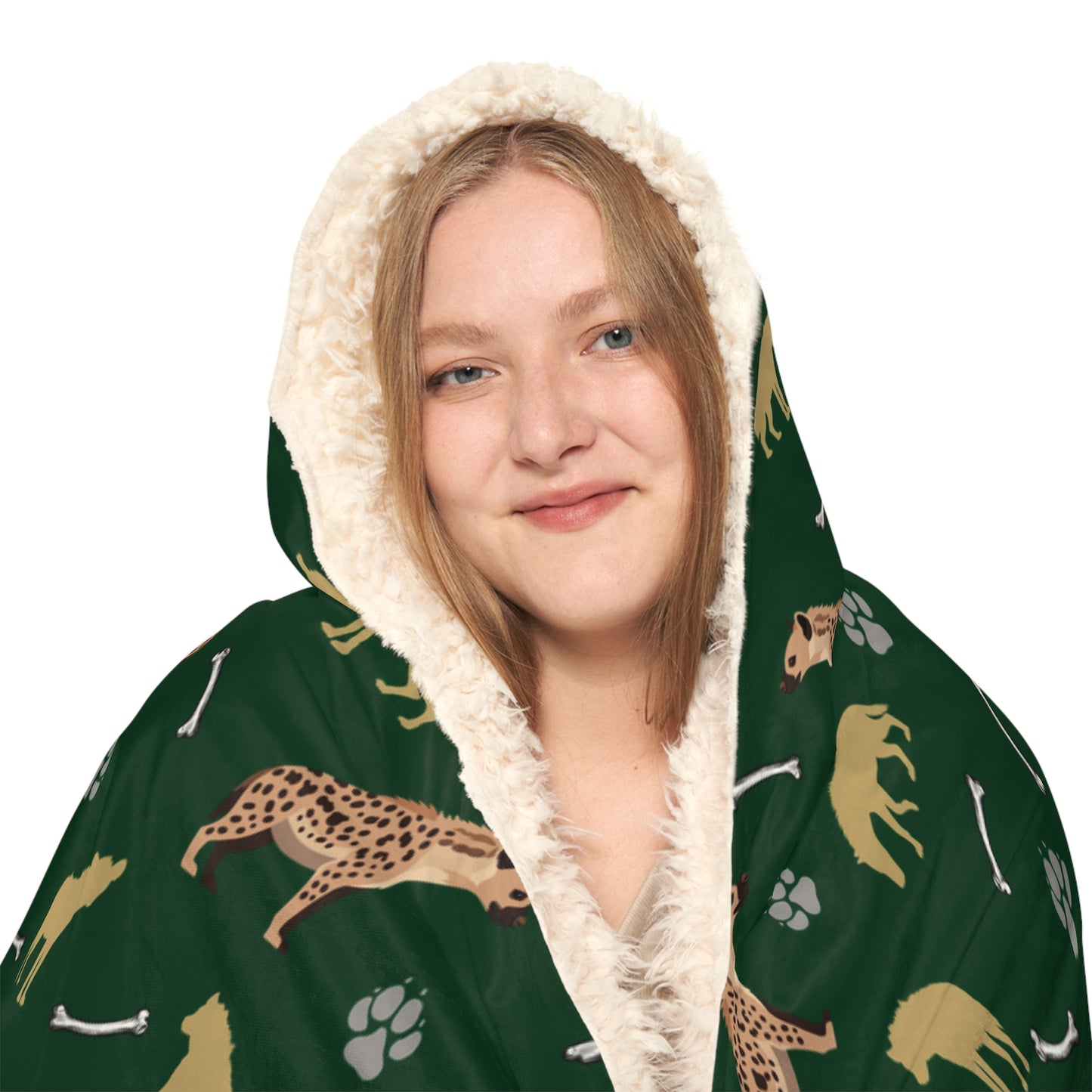 Hyena Clan Hooded Snuggle Blanket