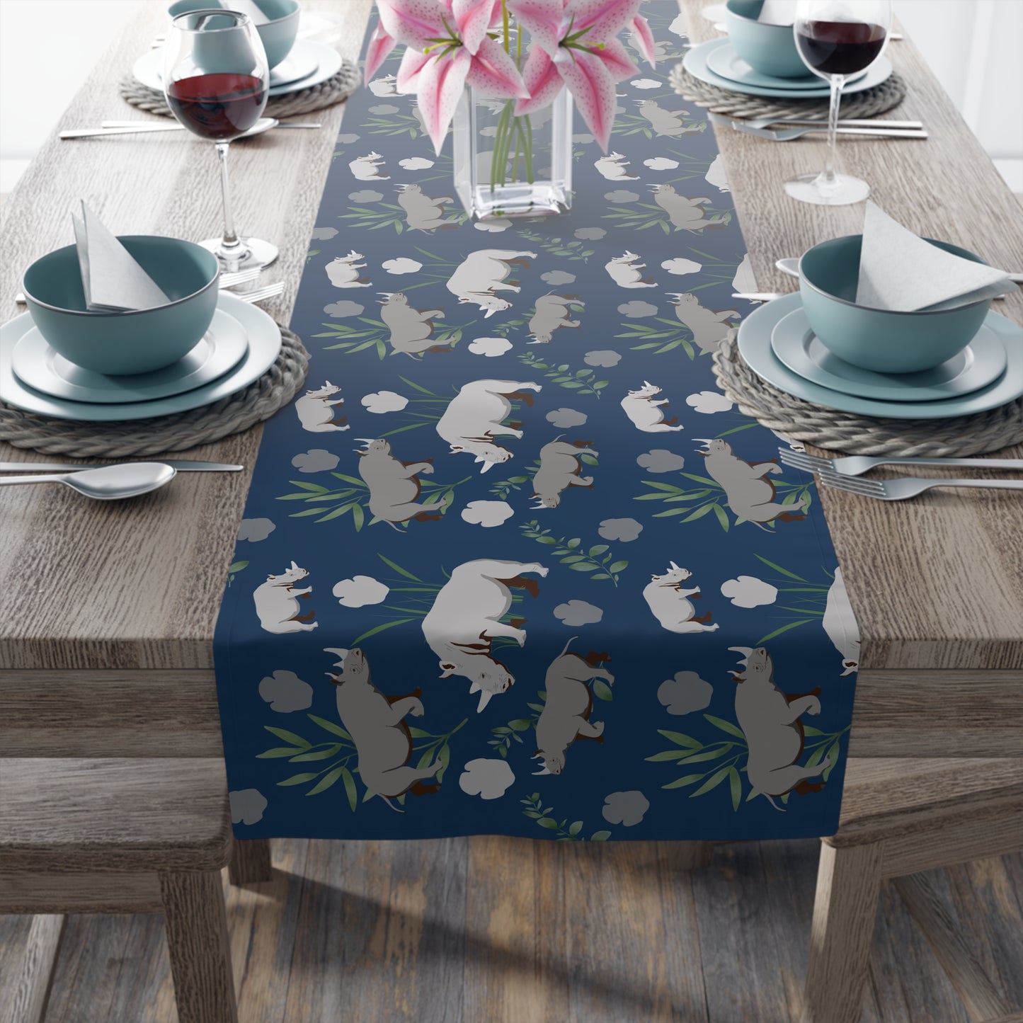 Table Runner - Rhino Crash