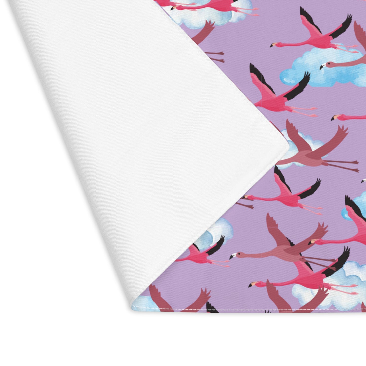 Placemat - Flying Flamingo Print (Amethyst)