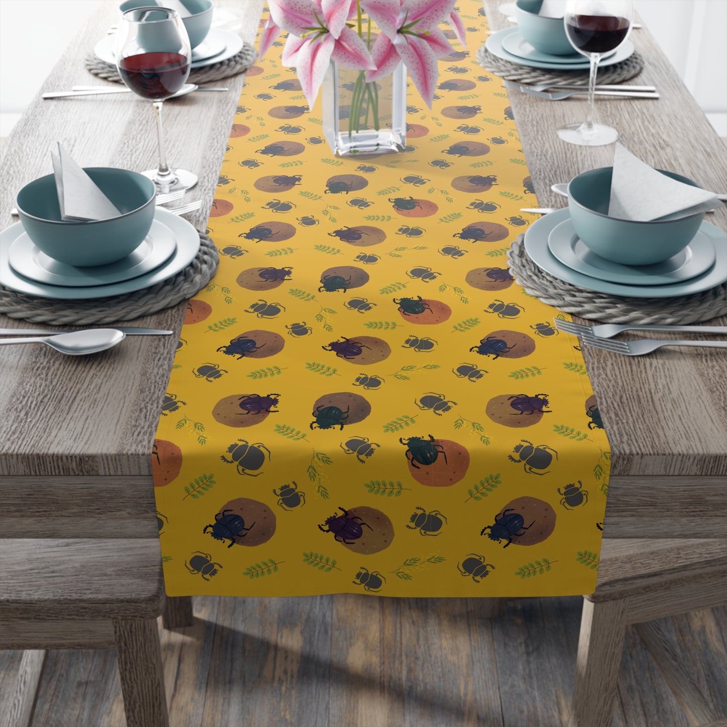 Table Runner - Dung Beetle