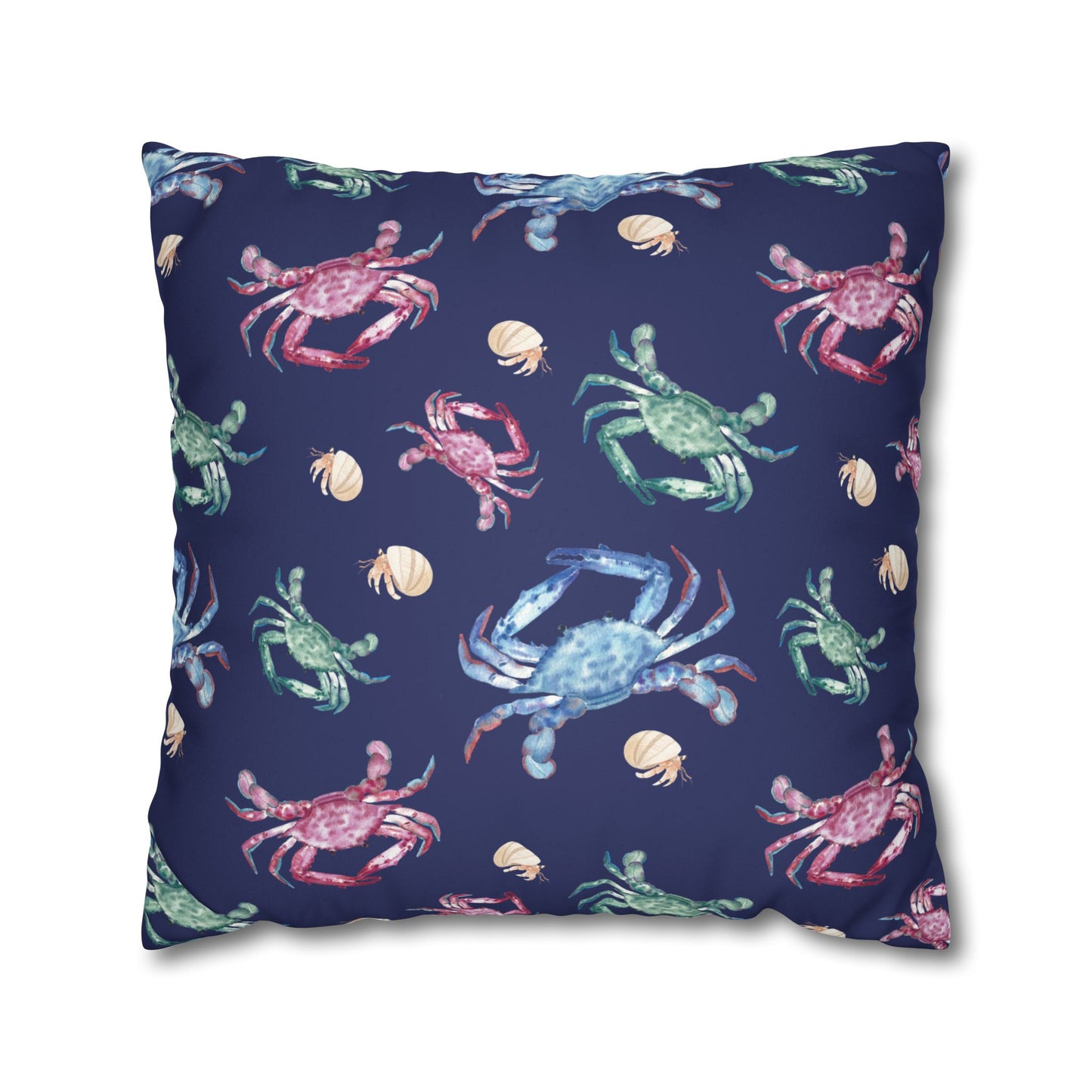 Beach Dweller Lux Faux Suede Throw Pillow Cover – 18" x 18" & 20" x 20"