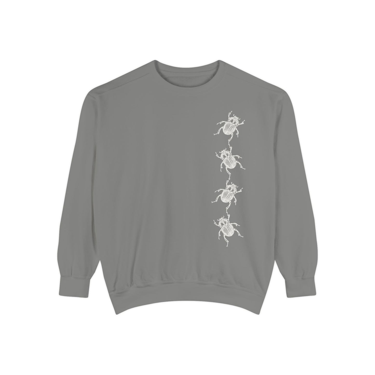 Dung Beetle Chain Design Sweatshirt, Cozy Unisex Pullover, Perfect for Nature Lovers, Gifts for Biologists, Casual Layering Piece