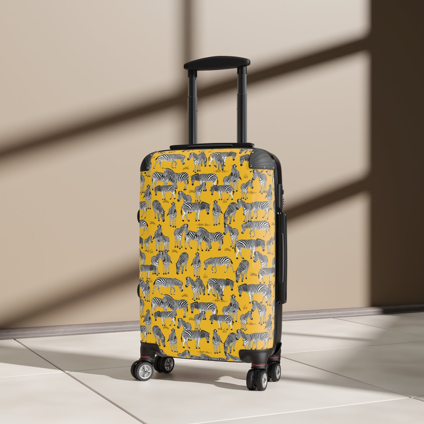 Zebra Herd Print Suitcase | Colorful Animal Print Travel Luggage, Kids & Adults Suitcase, Great for Vacations & Gifts