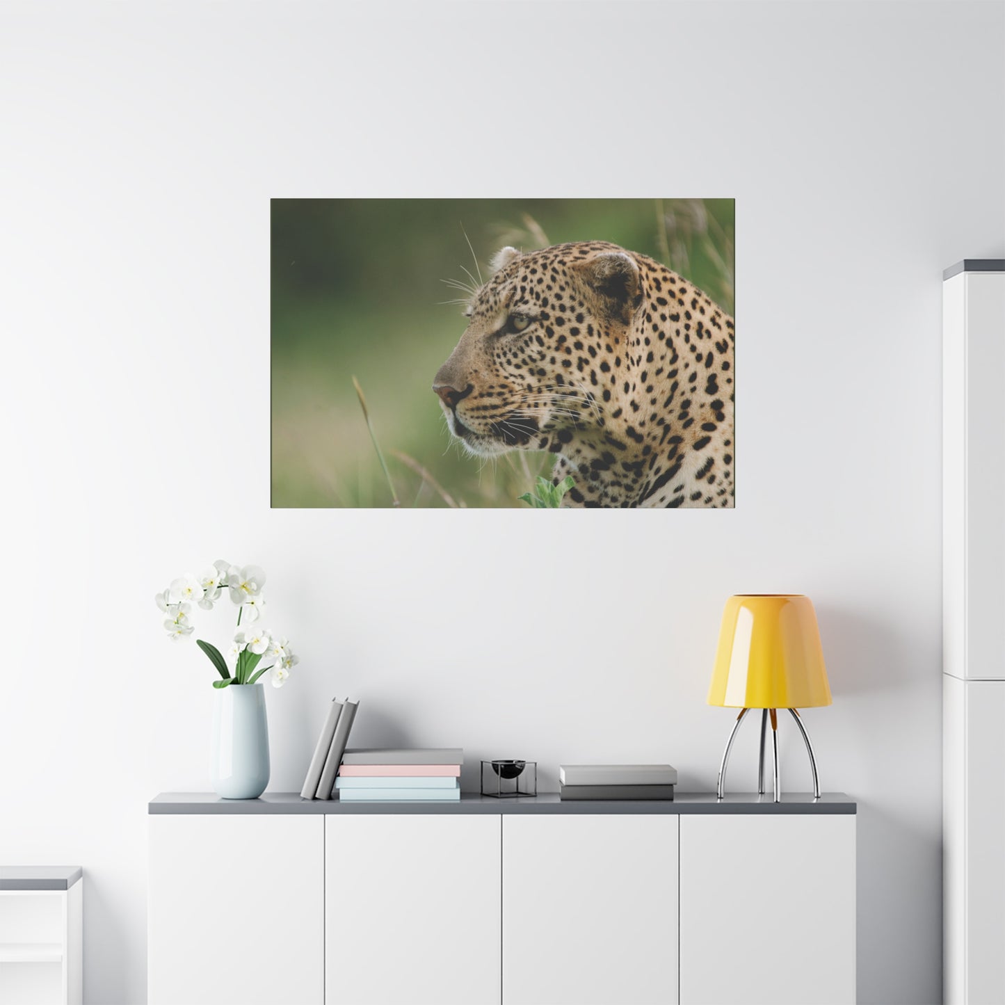 Canvas Art Leopard "Silent Watcher"