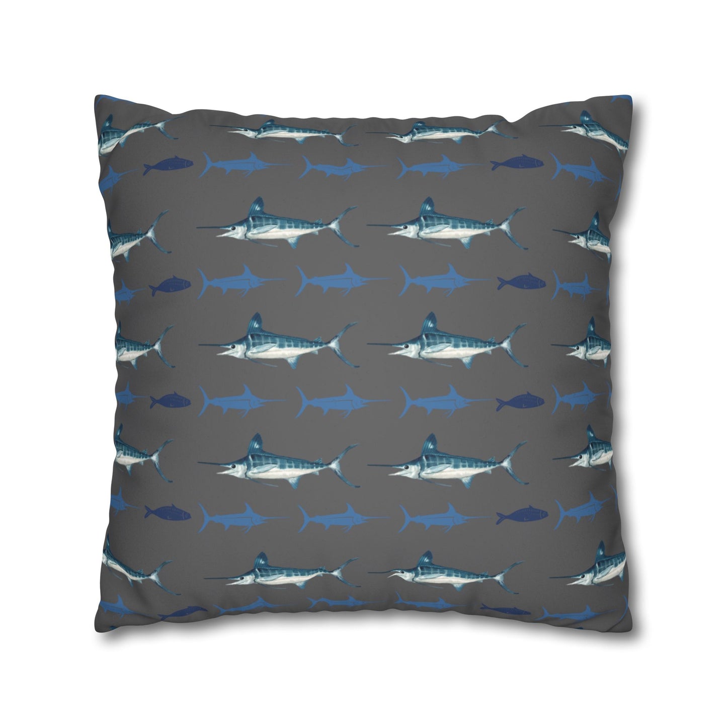 Marlin Lux Faux Suede Throw Pillow Cover – 18" x 18" & 20" x 20"