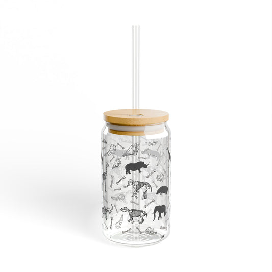 Animal Skeleton Sipper Glass