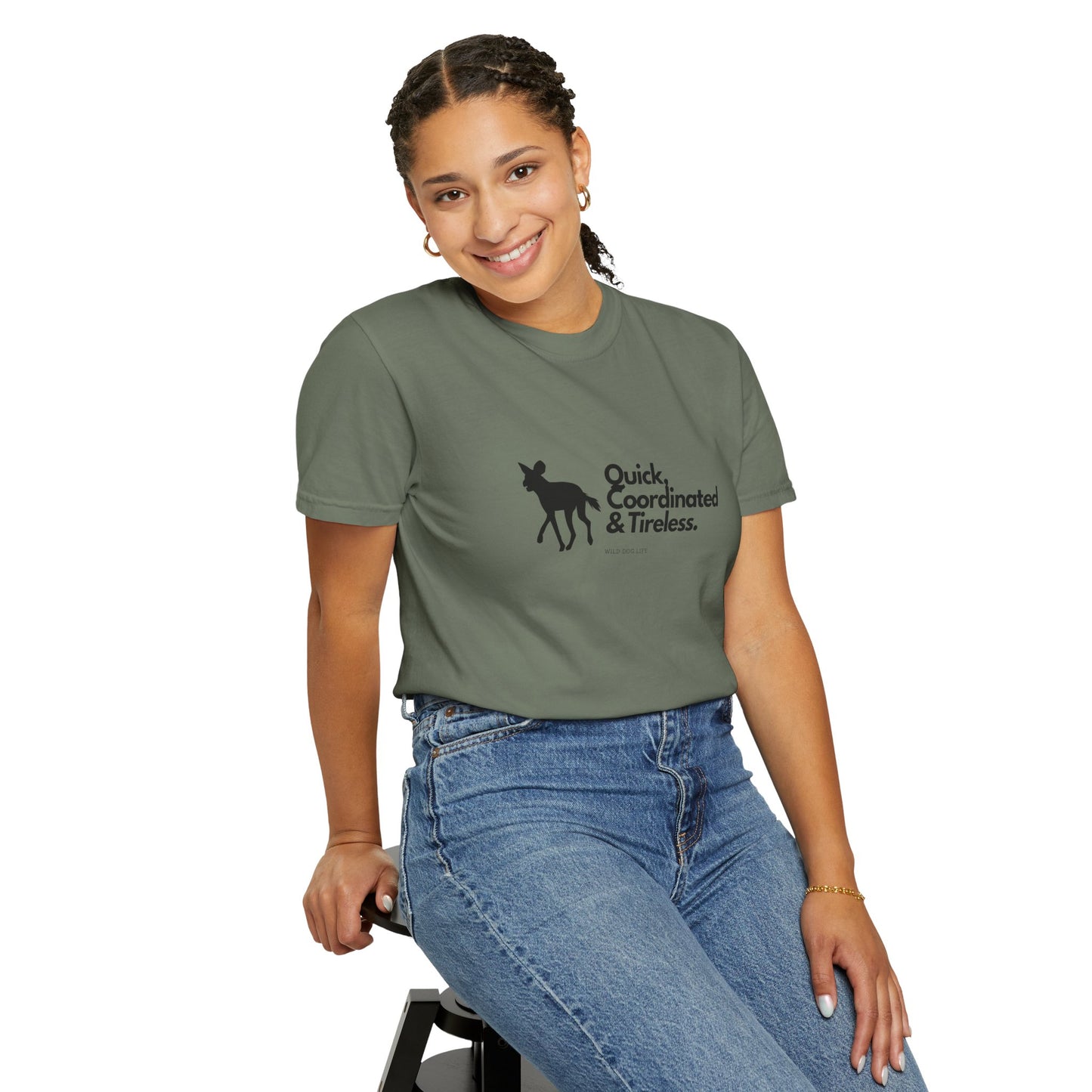 Wild Dog Trait T-Shirt | Unisex Garment-Dyed Tee for Animal Lovers, Casual Wear, Gift Idea, Everyday Comfort, Statement Shirt