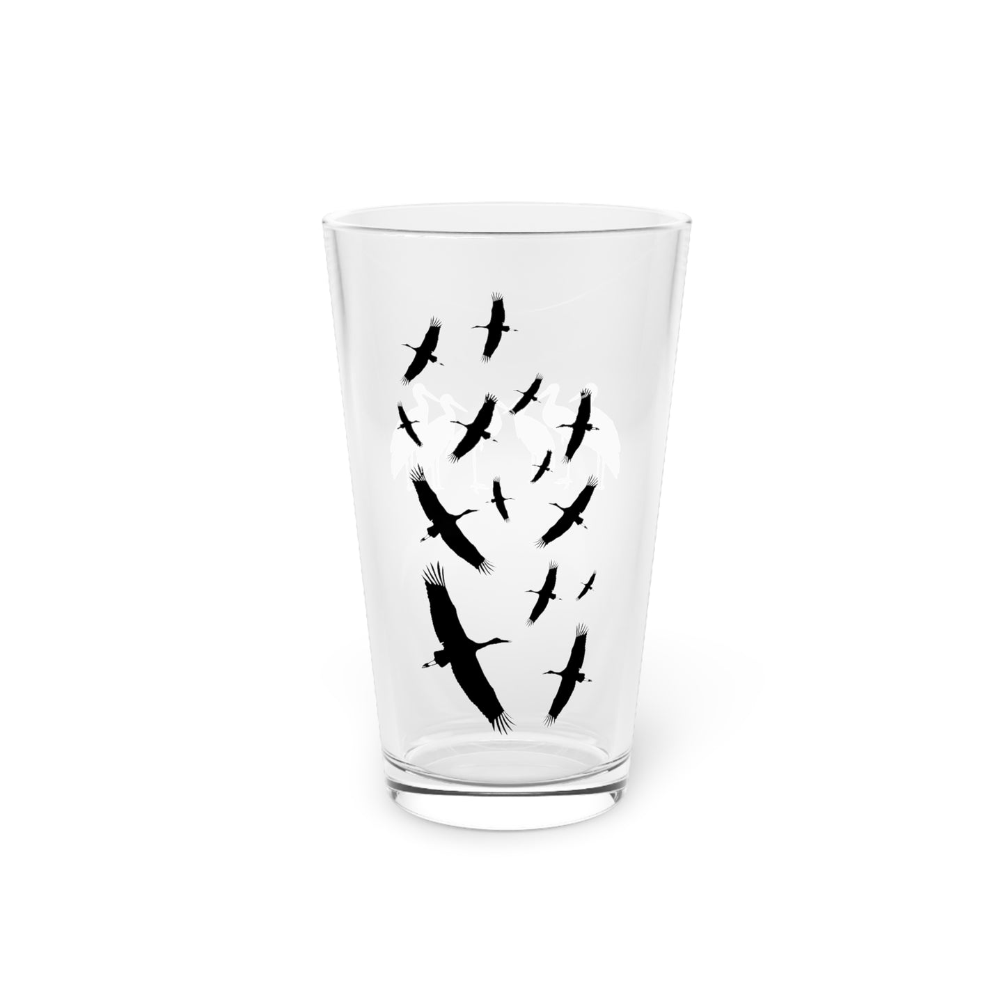 Soaring Storks Pint Glass