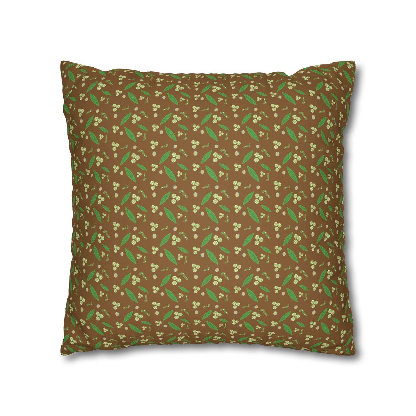 Plankton Lux Faux Suede Throw Pillow Cover – 18" x 18" & 20" x 20"