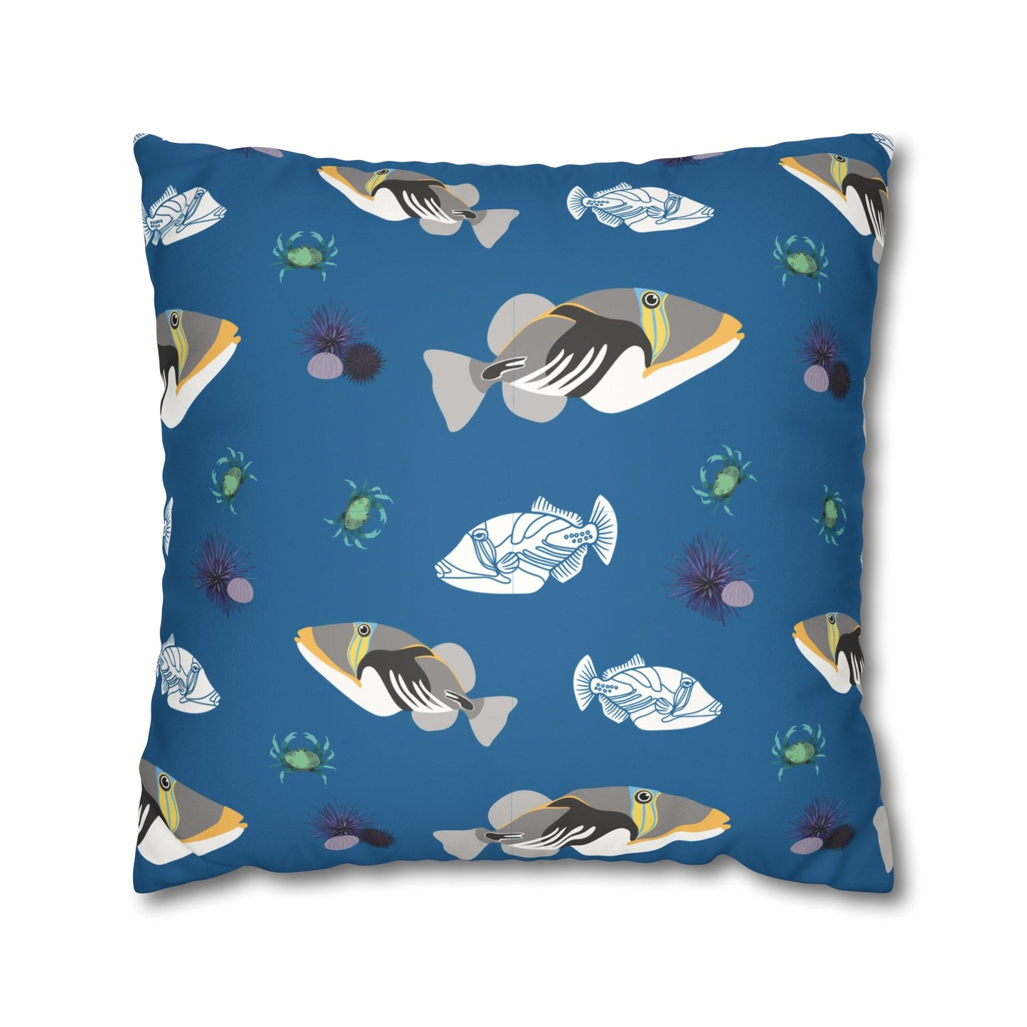 Triggerfish Lux Faux Suede Throw Pillow Cover – 18" x 18" & 20" x 20"