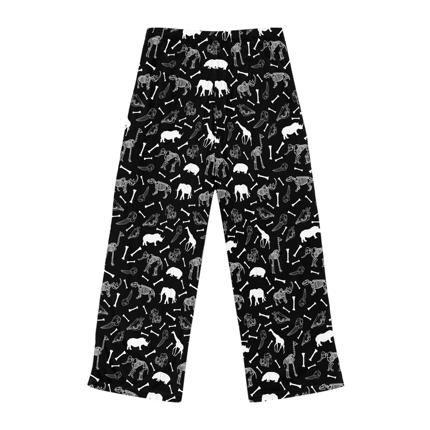 Whimsical Animal Skeleton Women's Pajama Pants, Cozy Loungewear, Fun Sleepwear, Shark Print PJs, Unique Gift for Her, Relaxation Essentials