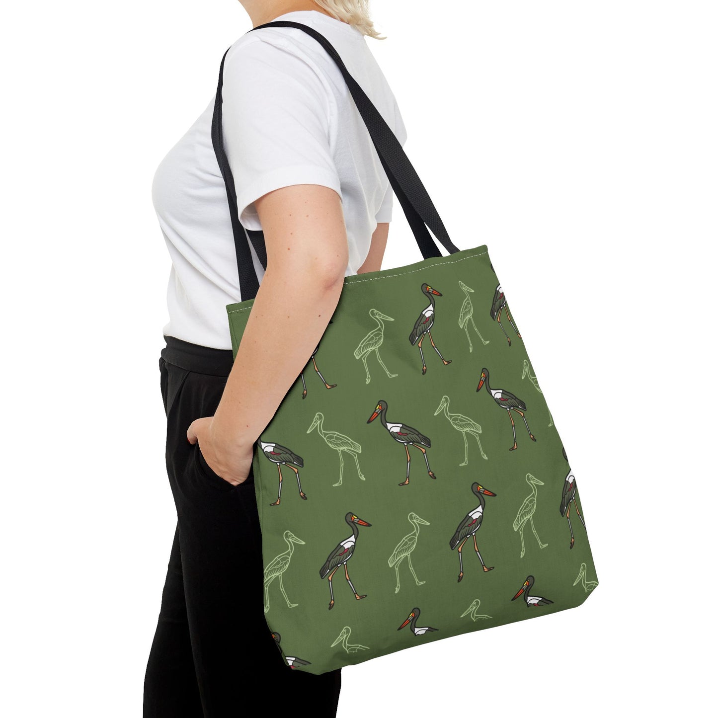 Saddle-billed Stork Tote Bag