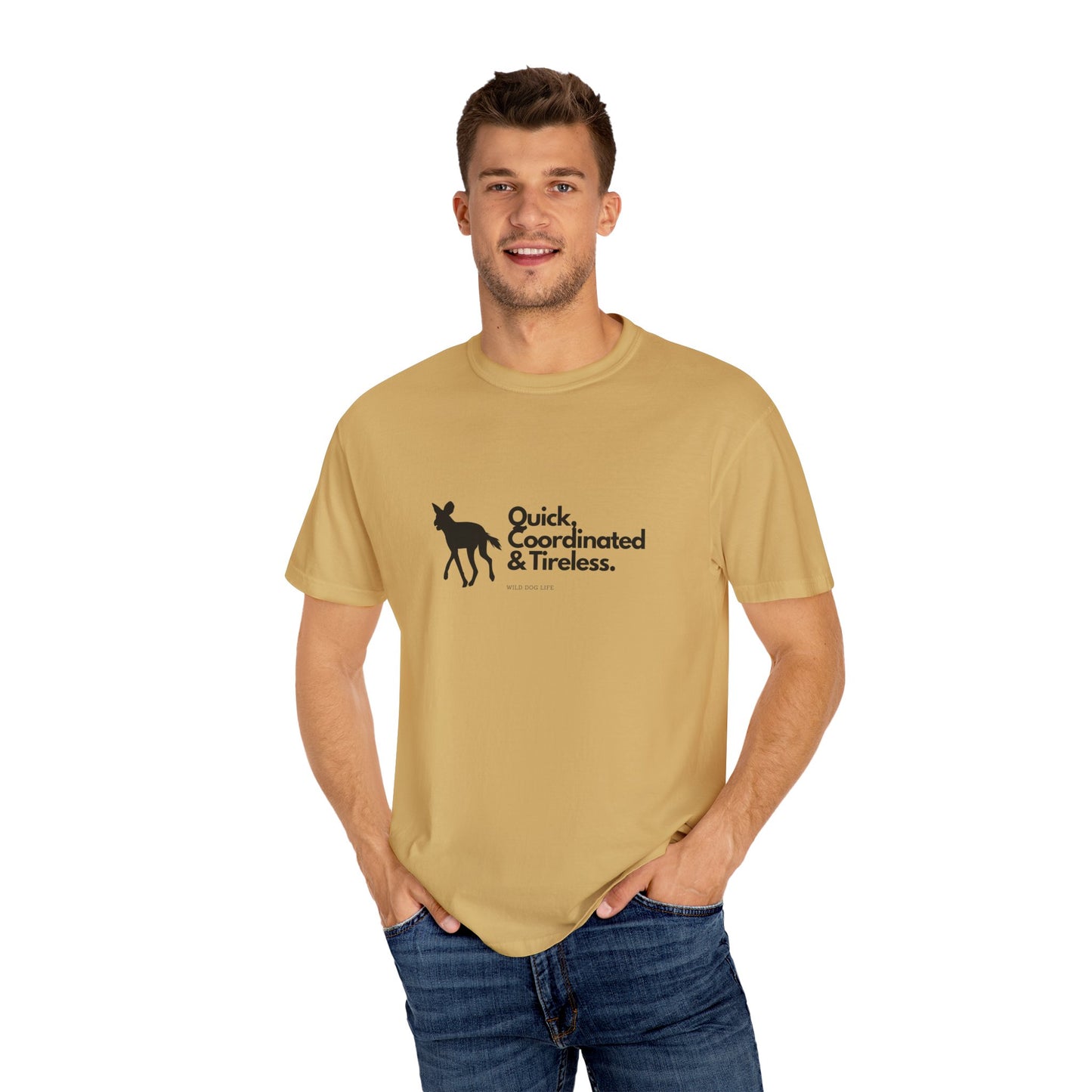 Wild Dog Trait T-Shirt | Unisex Garment-Dyed Tee for Animal Lovers, Casual Wear, Gift Idea, Everyday Comfort, Statement Shirt