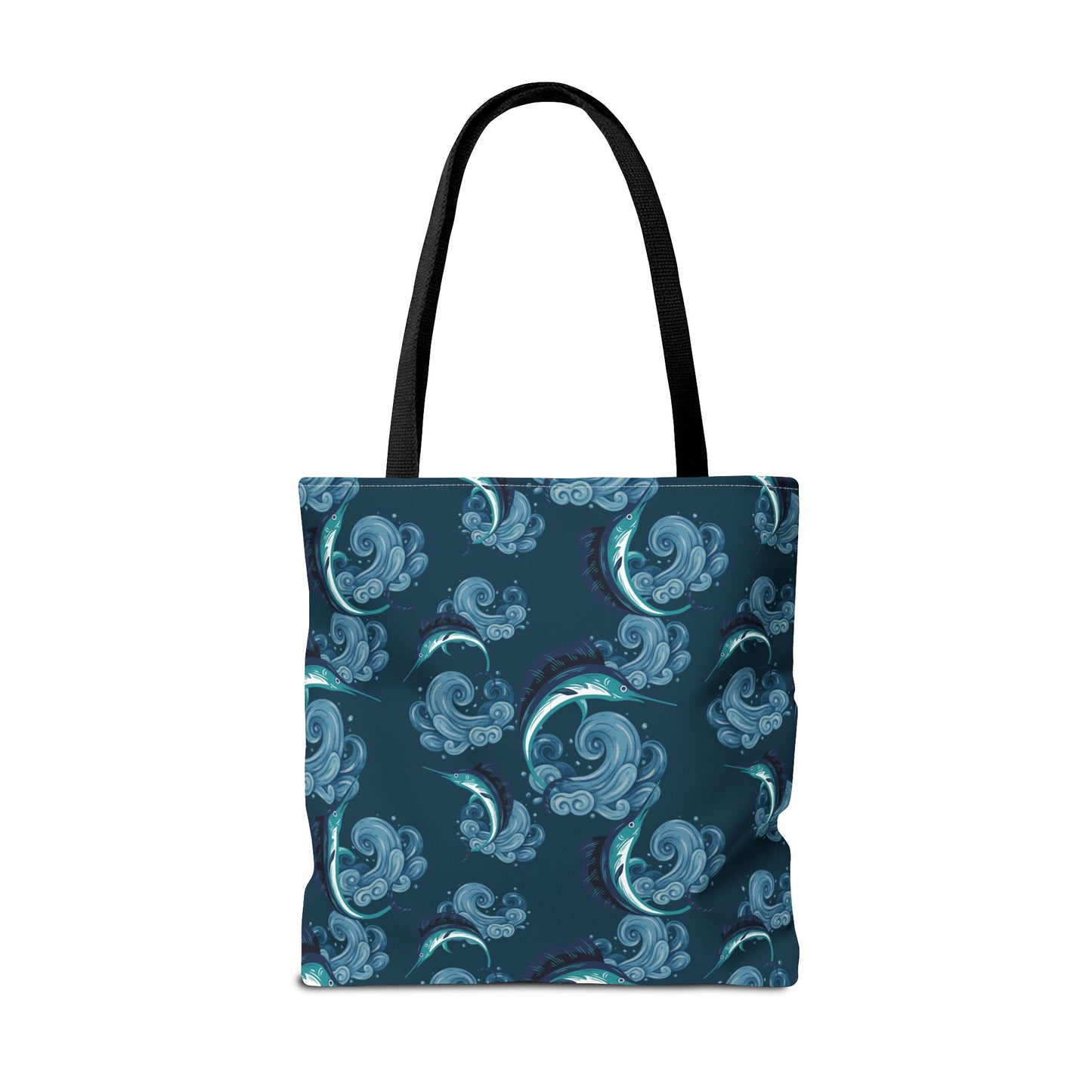 Jumping Marlin Tote Bag