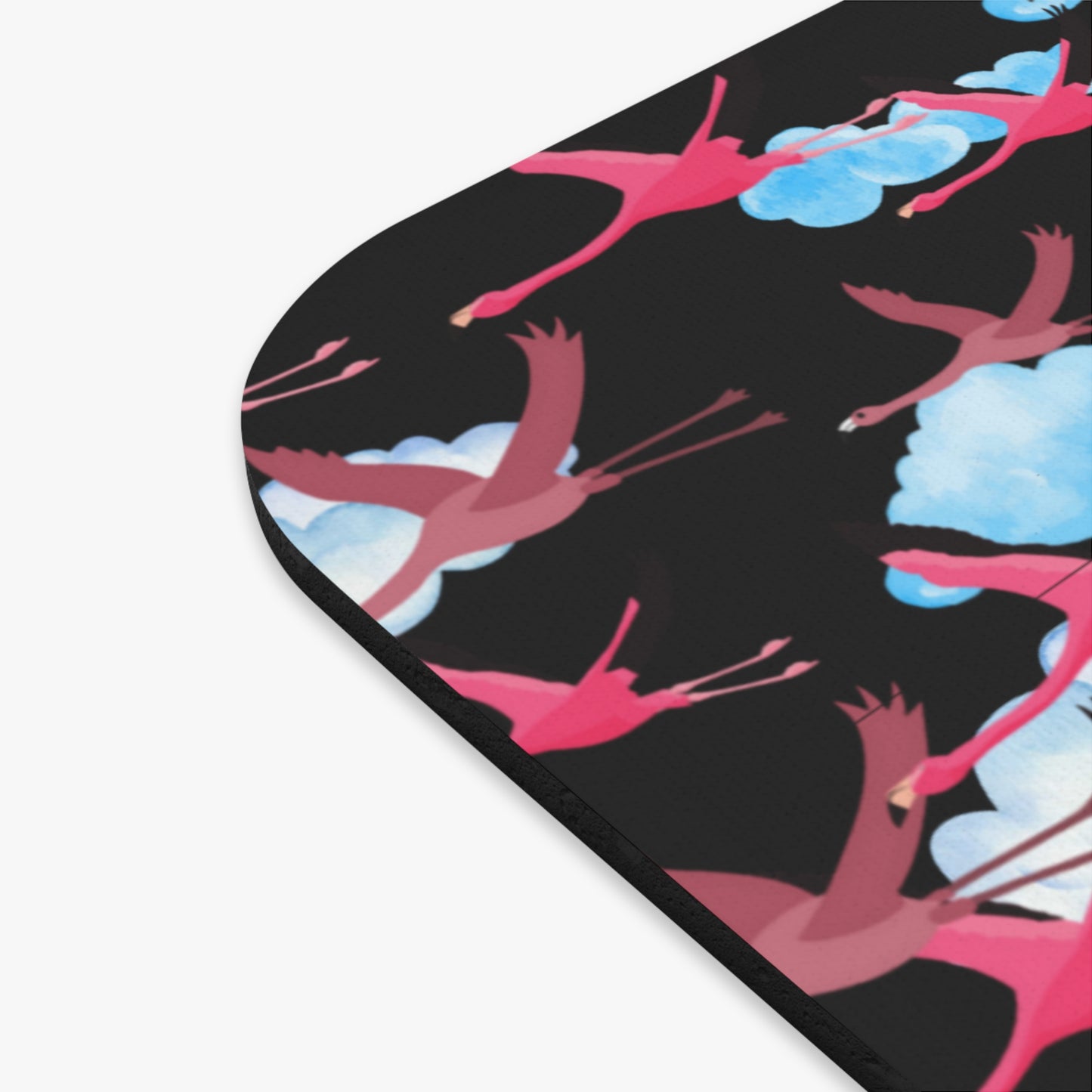 Flying Flamingo Mouse Pad | Fun Office Decor, Computer Accessories, Gift for Animal Lovers, Desk Accessories, Unique Home Office Style