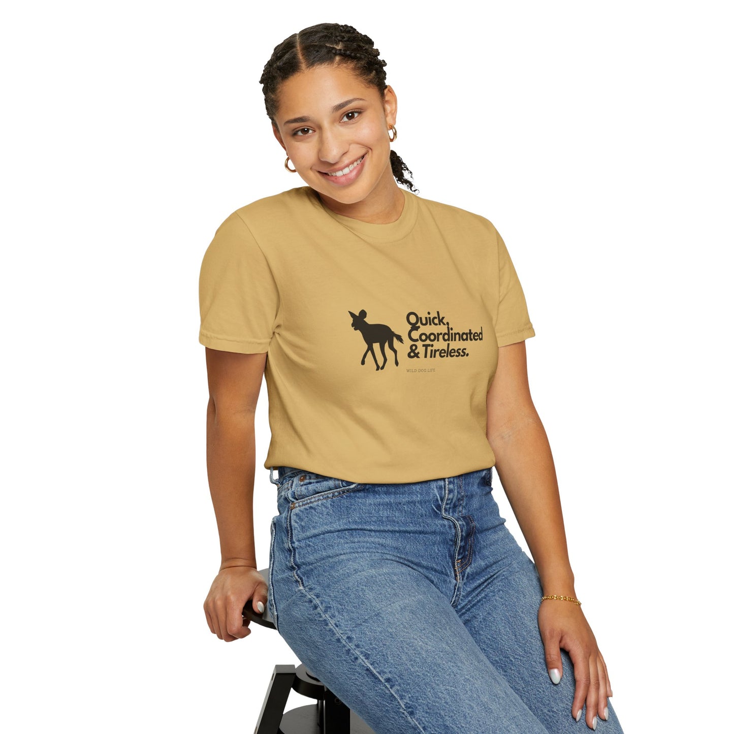 Wild Dog Trait T-Shirt | Unisex Garment-Dyed Tee for Animal Lovers, Casual Wear, Gift Idea, Everyday Comfort, Statement Shirt