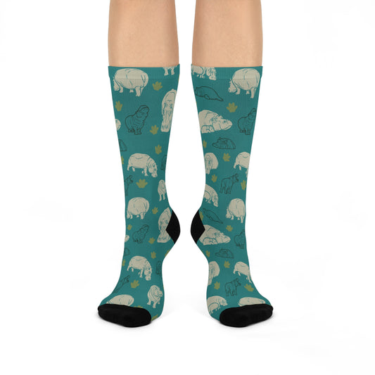 Hippo Pod Socks