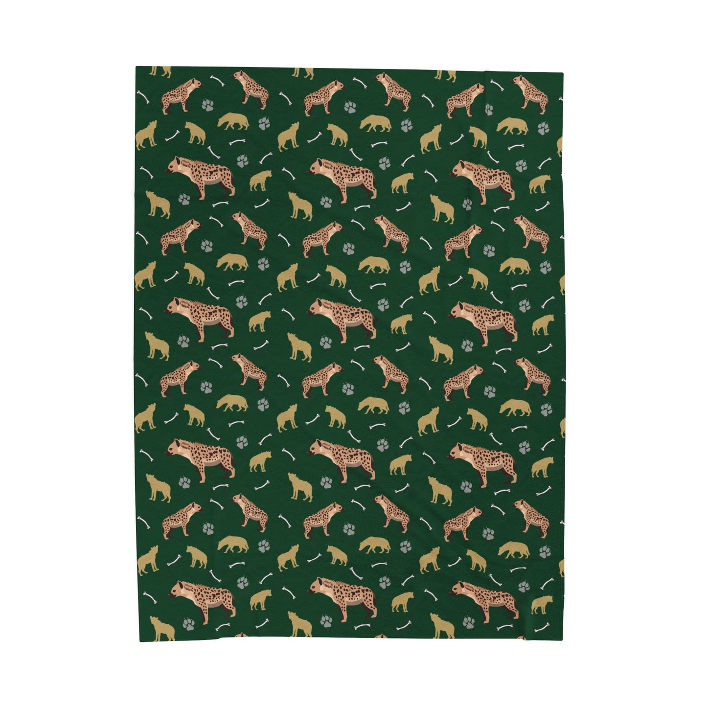 Hyena Clan Velveteen Plush Blanket
