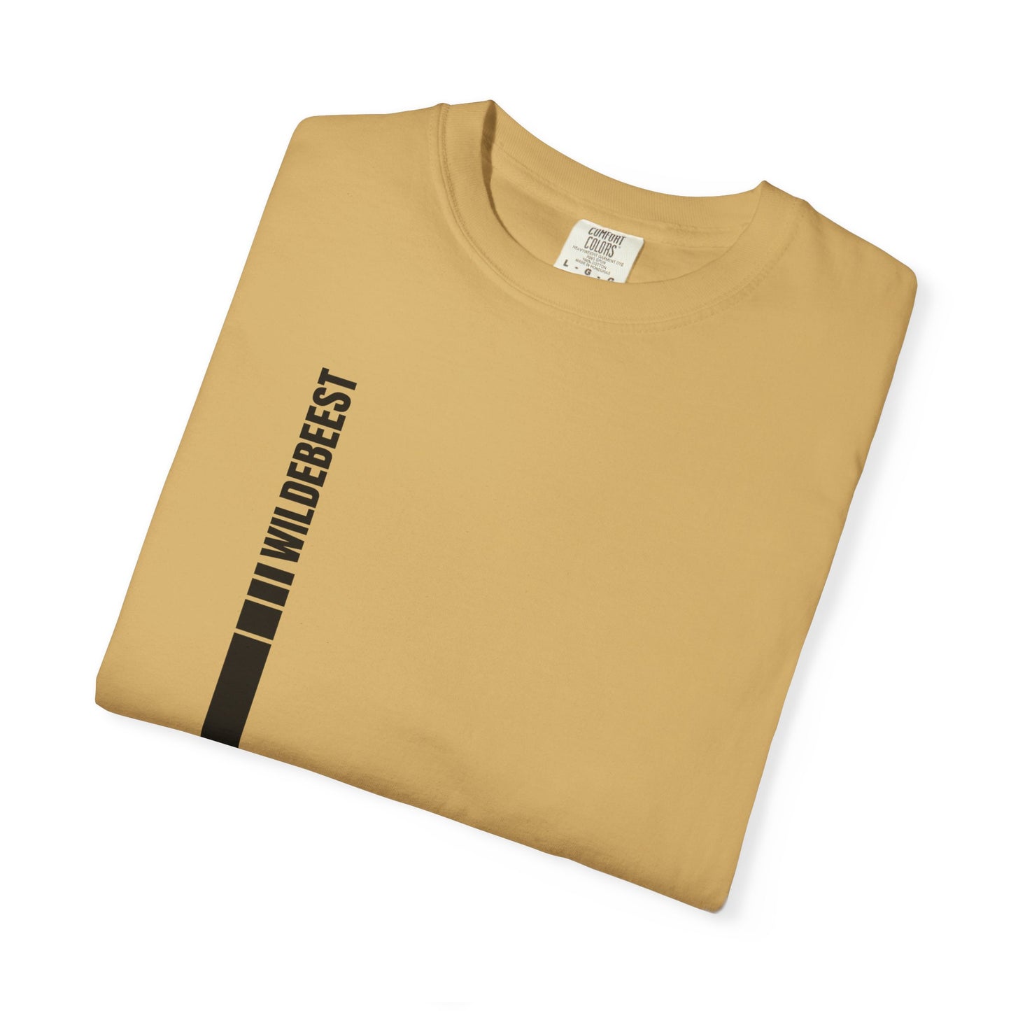 Wildebeest Component Graphic T-Shirt, Unique Casual Wear, Fashionable Gift, Nature Lover Apparel, Perfect for Wildlife Enthusiasts