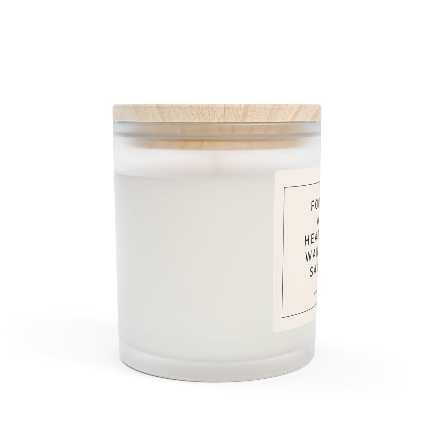 Frosted Glass Candle (11 oz) - Savannah Nostalgia