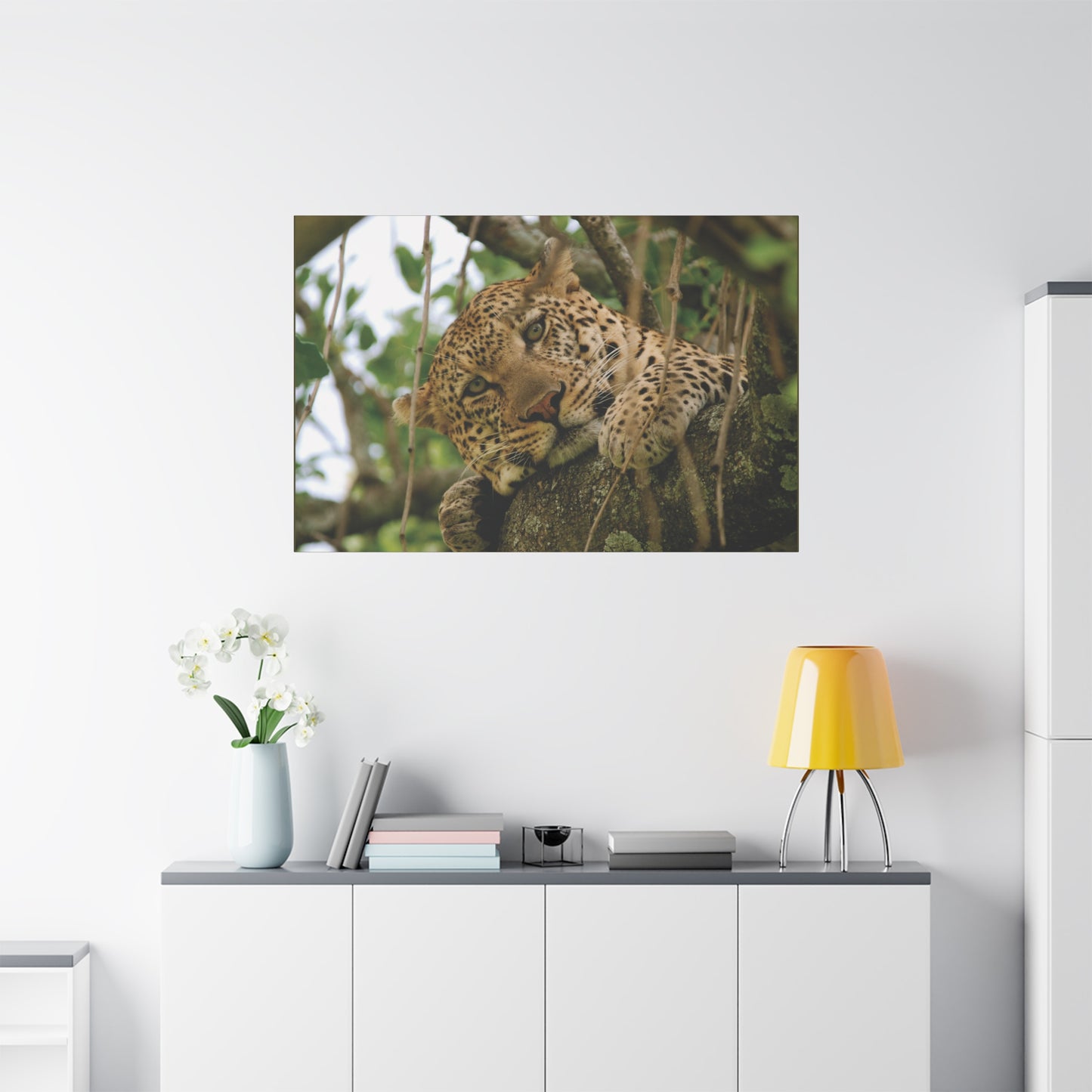 Canvas Art Leopard "Spots in the Canopy"