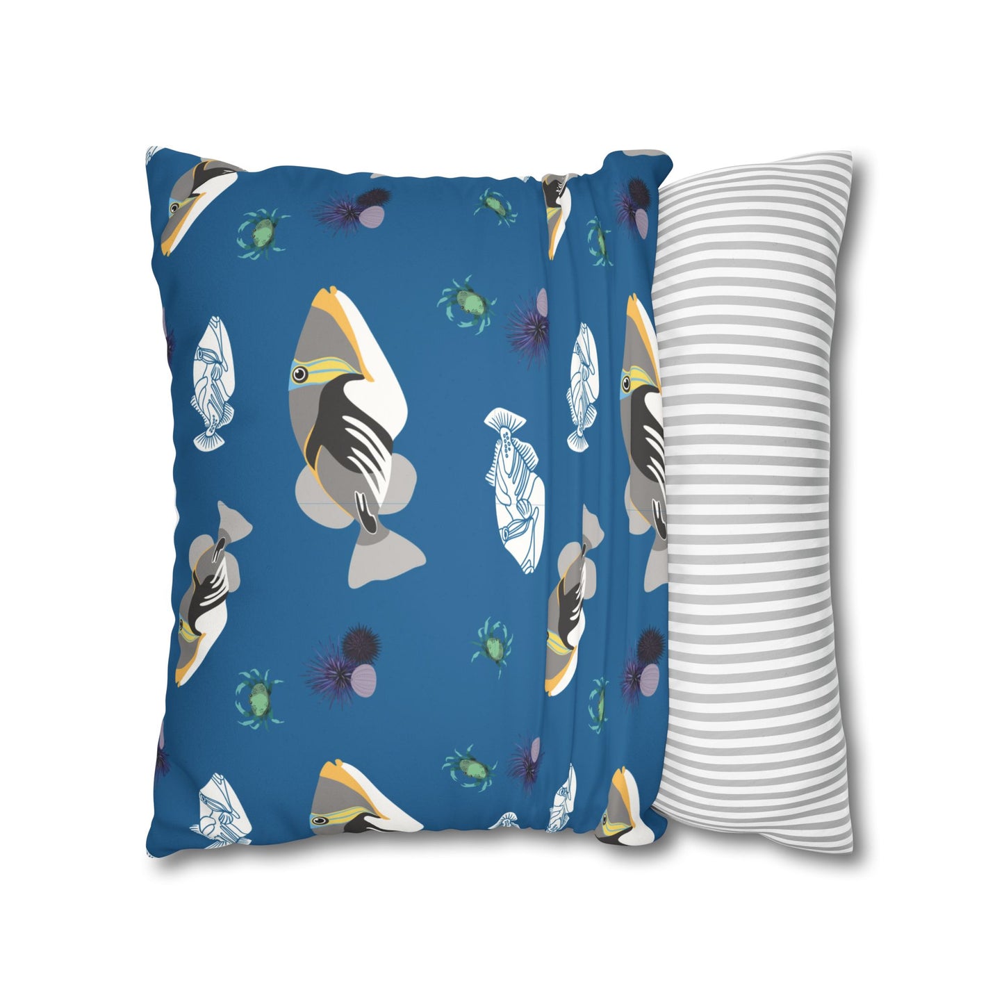 Triggerfish Lux Faux Suede Throw Pillow Cover – 18" x 18" & 20" x 20"