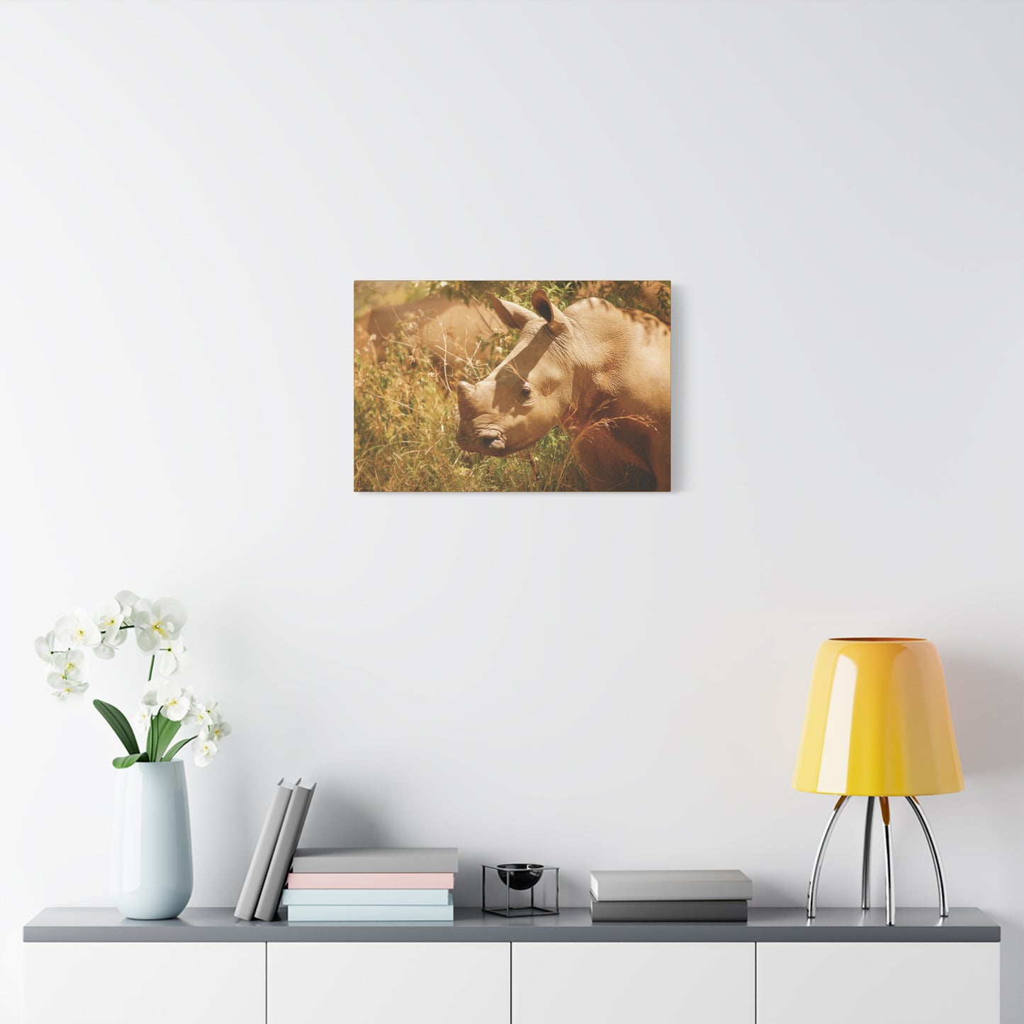 Canvas Art Rhino Baby "Little Giant"