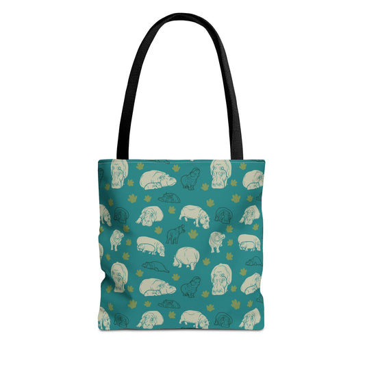 Hippo Pod Tote Bag