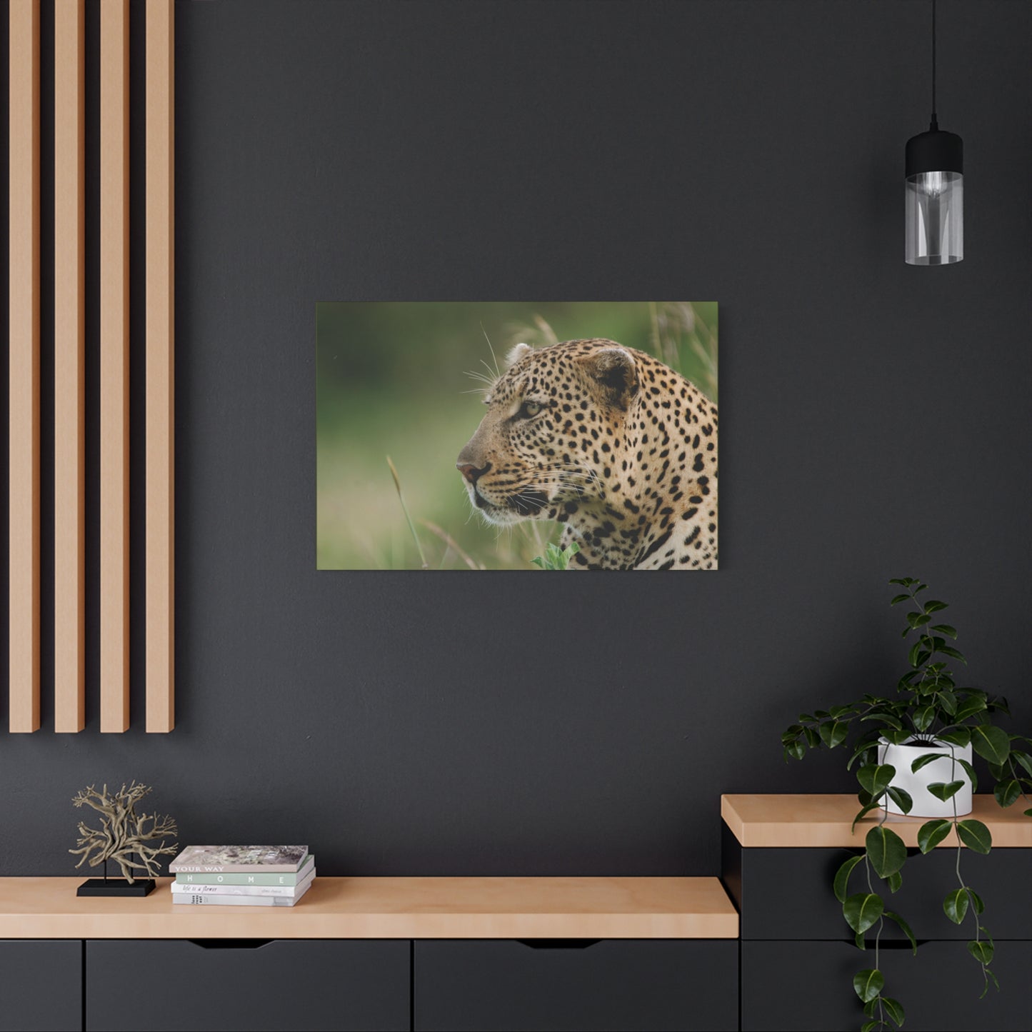 Canvas Art Leopard "Silent Watcher"