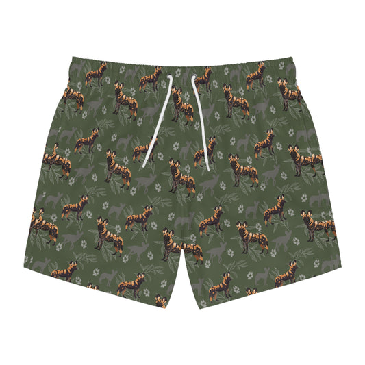 Wild Dog Pack Swim Trunks