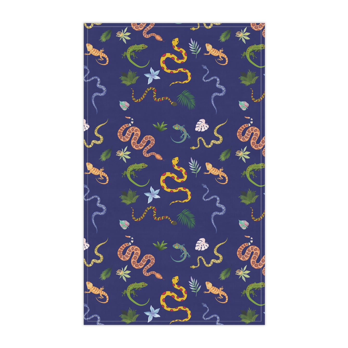 Dancing Reptile Tea Towels