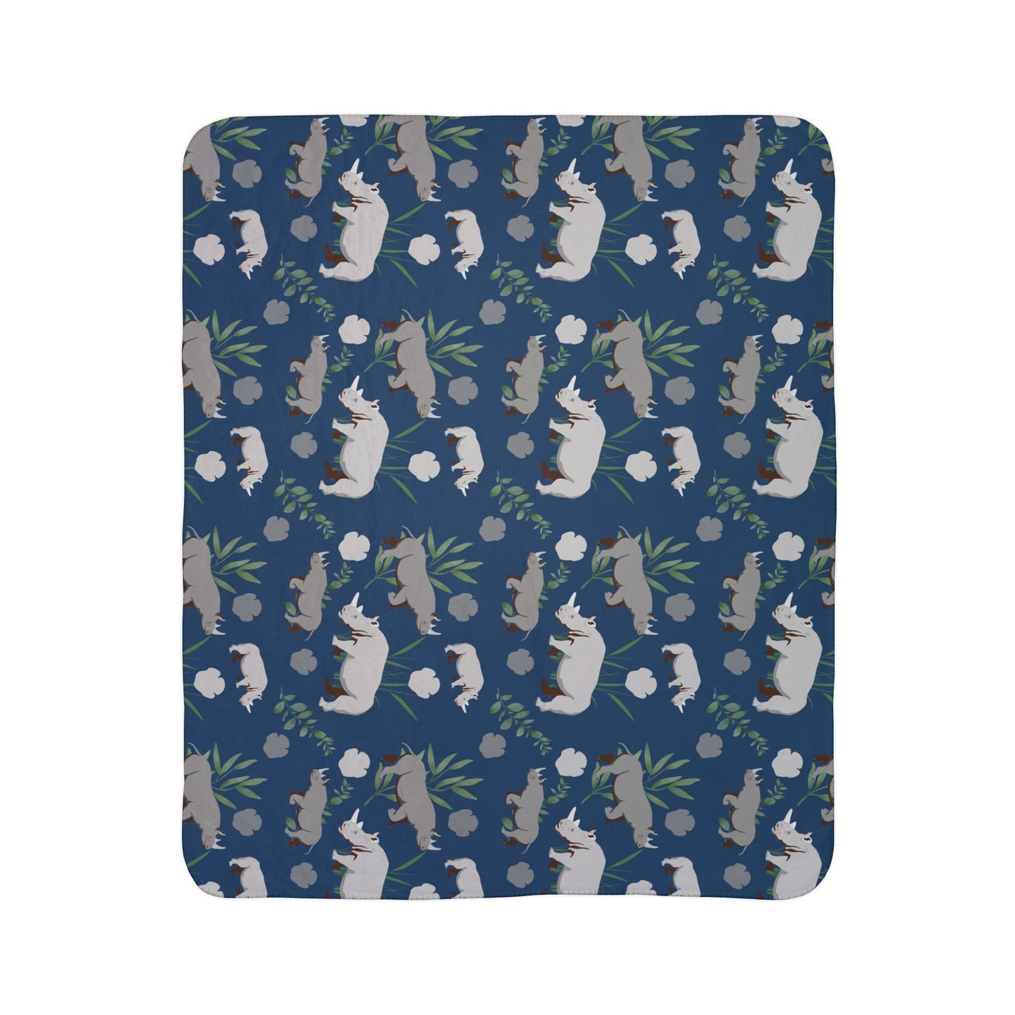 Rhino Crash Sherpa Fleece Blanket