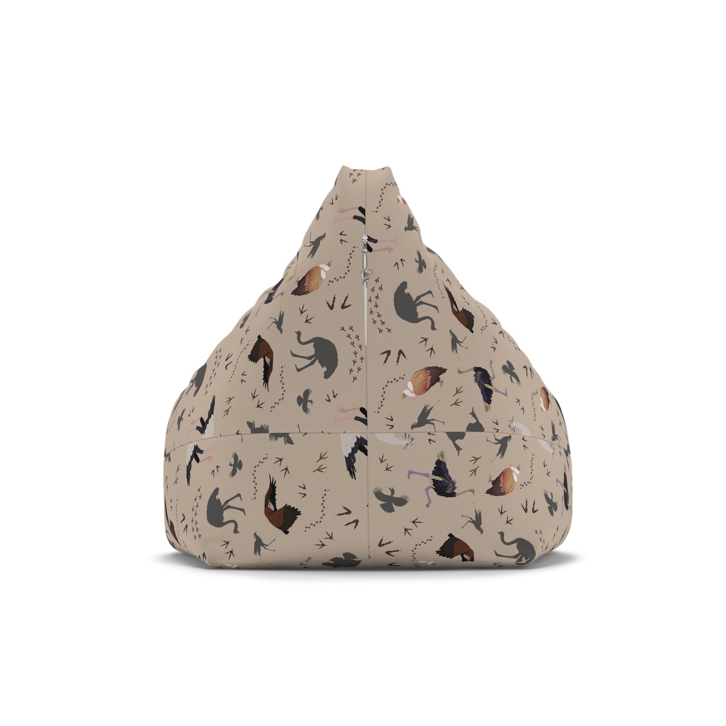 Bean Bag Chair Cover - Safari Bird Pattern (Blush Clayt)
