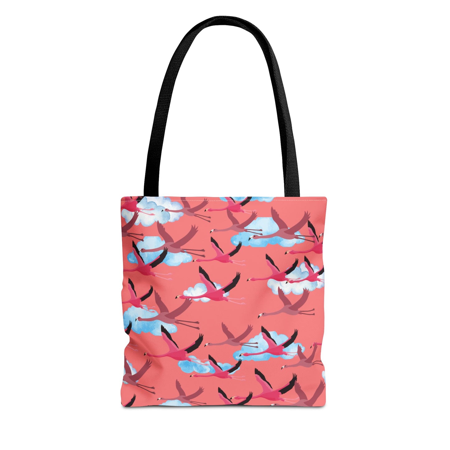 Flying Flamingo Tote Bag