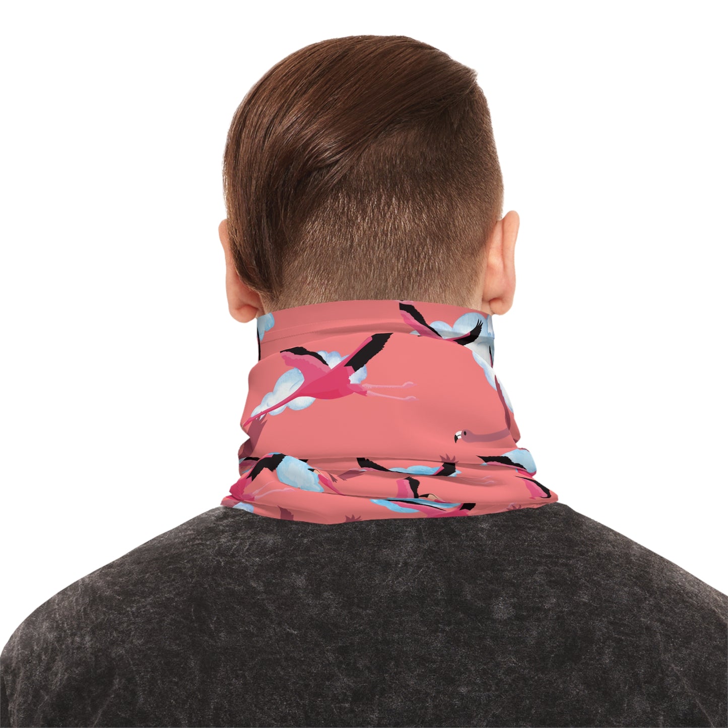 Flying Flamingo Neck Gaiter