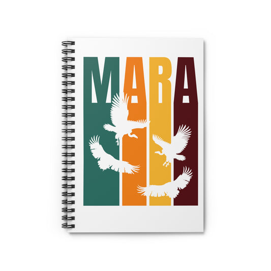Vultures in the Mara Spiral Notebook - Ruled Line | Eco-Friendly Journal, Masai Mara Safari, Travel Planner, Gift for Animal Lovers, Creative Writing, Nature Enthusiasts
