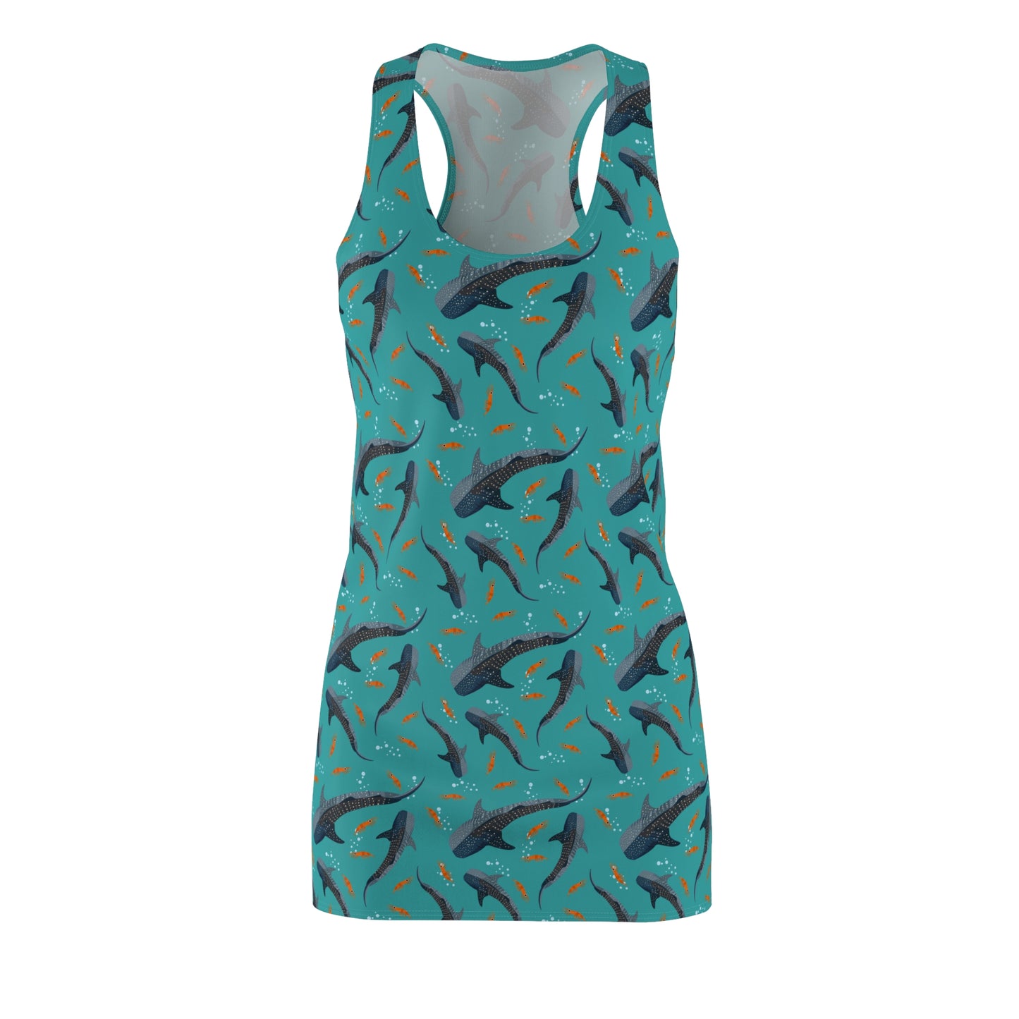 Whale Shark Cut & Sew Racerback Dress