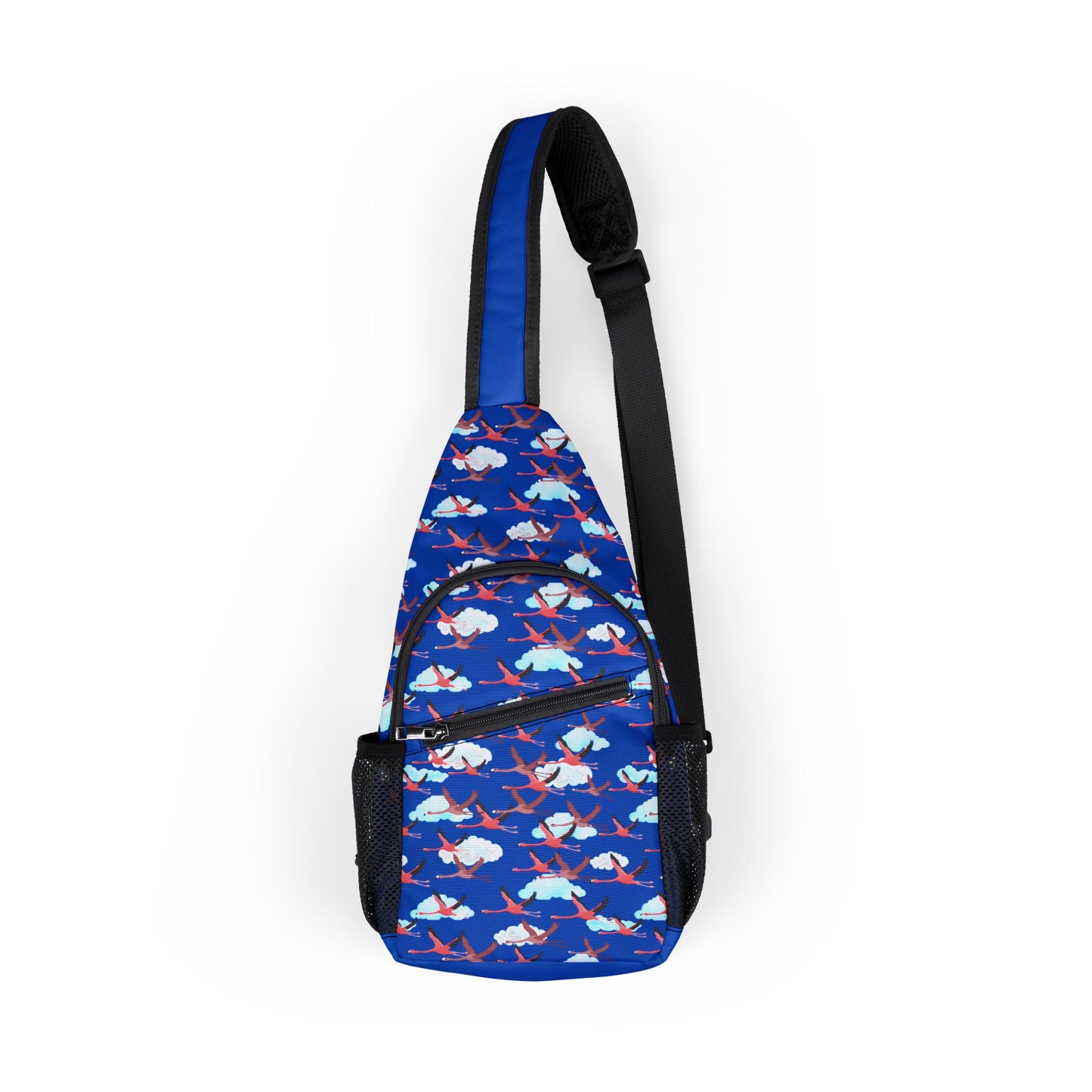 Flying Flamingo Chest Bag for Adventurers - Stylish Sling Backpack, Everyday Use, Travel Accessory, Unique Gift Idea, Made for Active Lifestyle