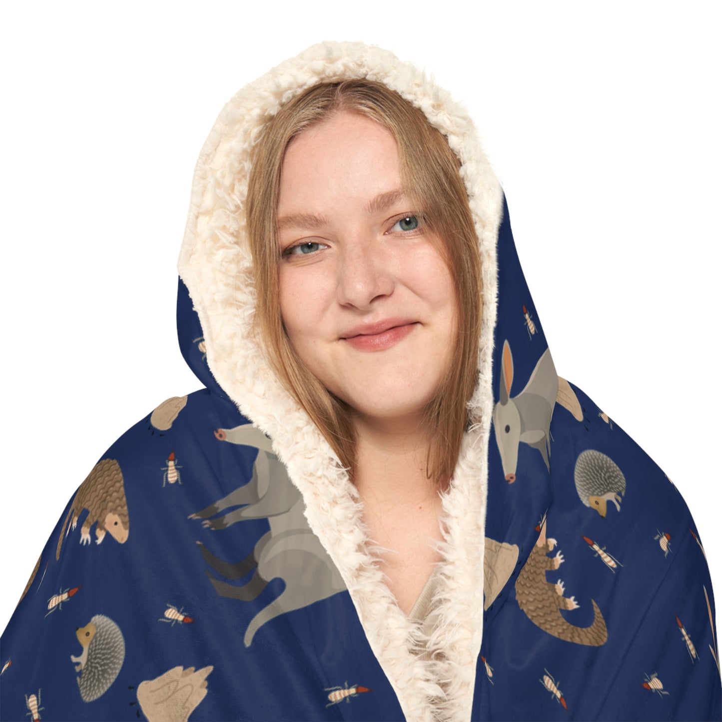 Nocturnal Animal Hooded Snuggle Blanket