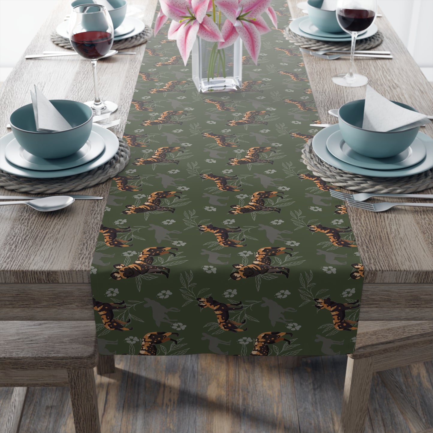 Table Runner - Wild Dog Pack