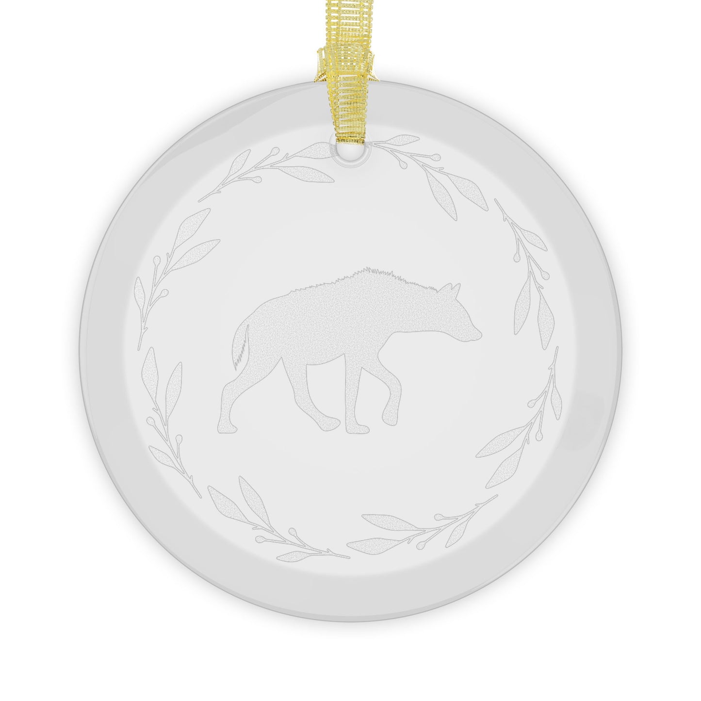 Glass Ornaments - Hyena