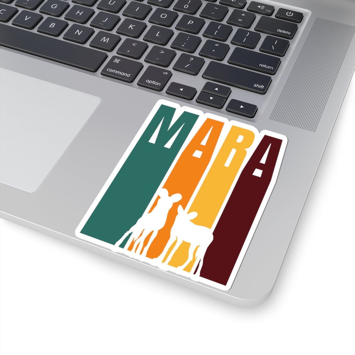 Safari Themed, Wild Dog, Masai Mara, Vibrant Kiss-Cut Stickers for Laptop, Scrapbooking, Gifts, Eco-Friendly Decor, Customizable Designs