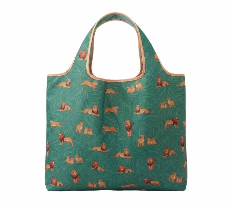 Lion Reusable Shopping Bag - Ultralight Ripstop Tote