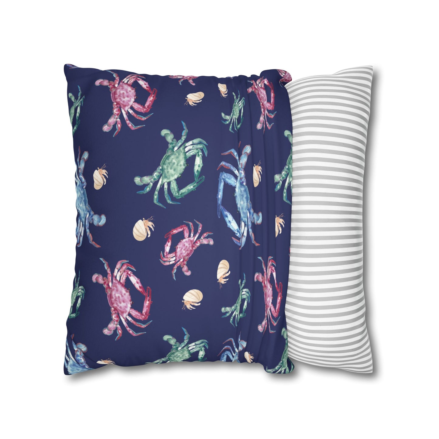 Beach Dweller Lux Faux Suede Throw Pillow Cover – 18" x 18" & 20" x 20"