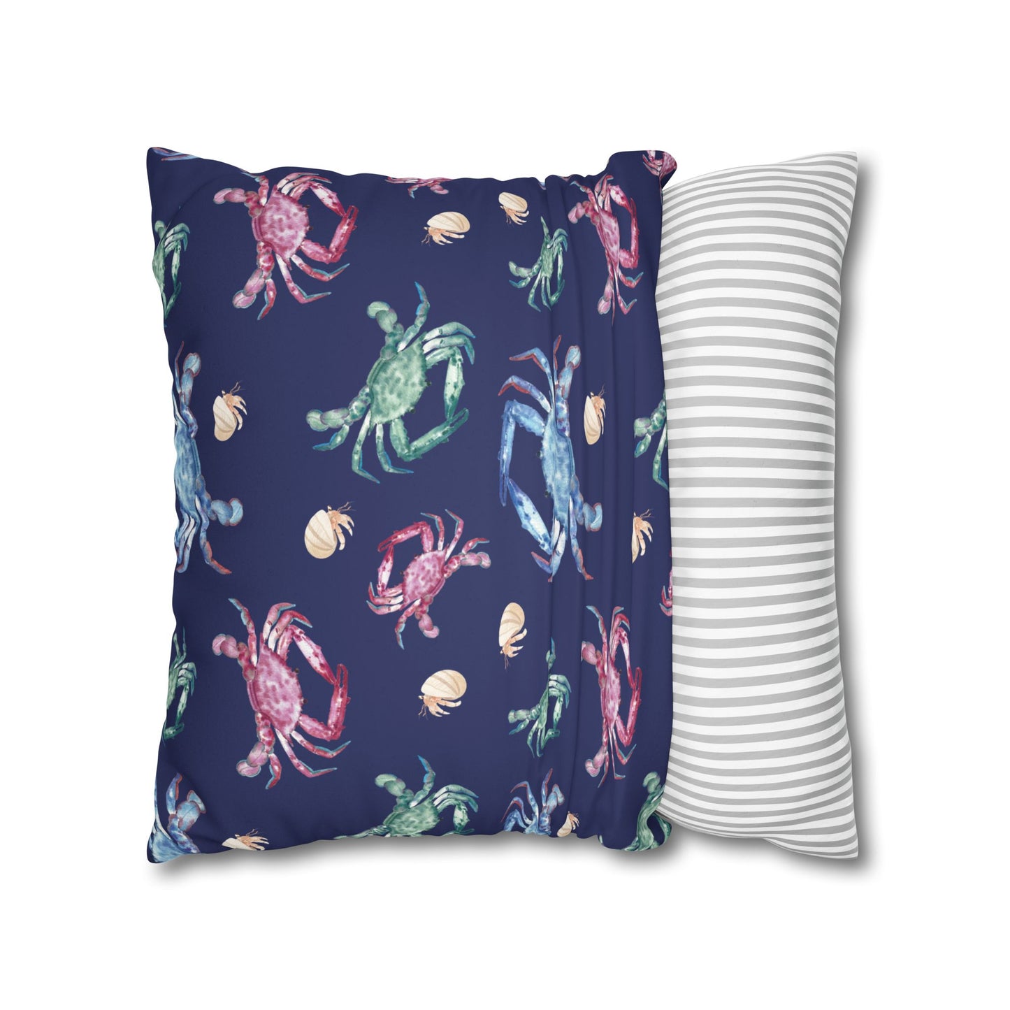 Beach Dweller Lux Faux Suede Throw Pillow Cover – 18" x 18" & 20" x 20"