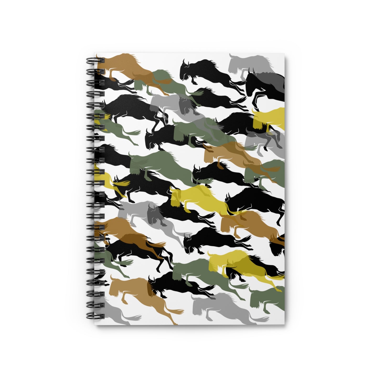 Notebook - Wildebeest Migration Theme, Ruled Line