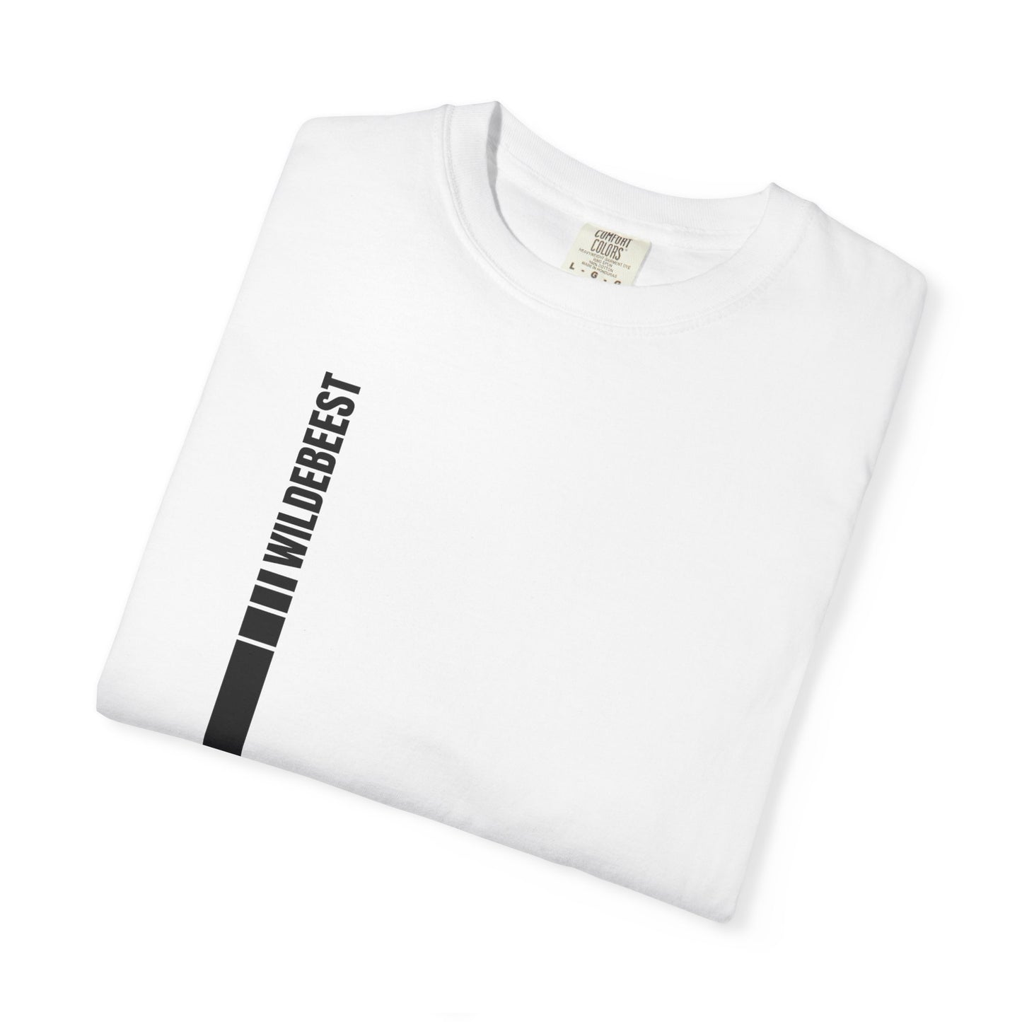 Wildebeest Component Graphic T-Shirt, Unique Casual Wear, Fashionable Gift, Nature Lover Apparel, Perfect for Wildlife Enthusiasts